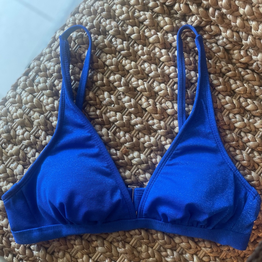 Xhilaration | Women’s Blue Sparkly Bathing Suit Top | Size: M
